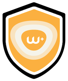 whisker+ badge